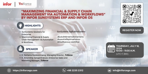 “Maximizing Financial & Supply Chain Management via Automation & Workflows” by Infor SunSystems ERP and Infor OS